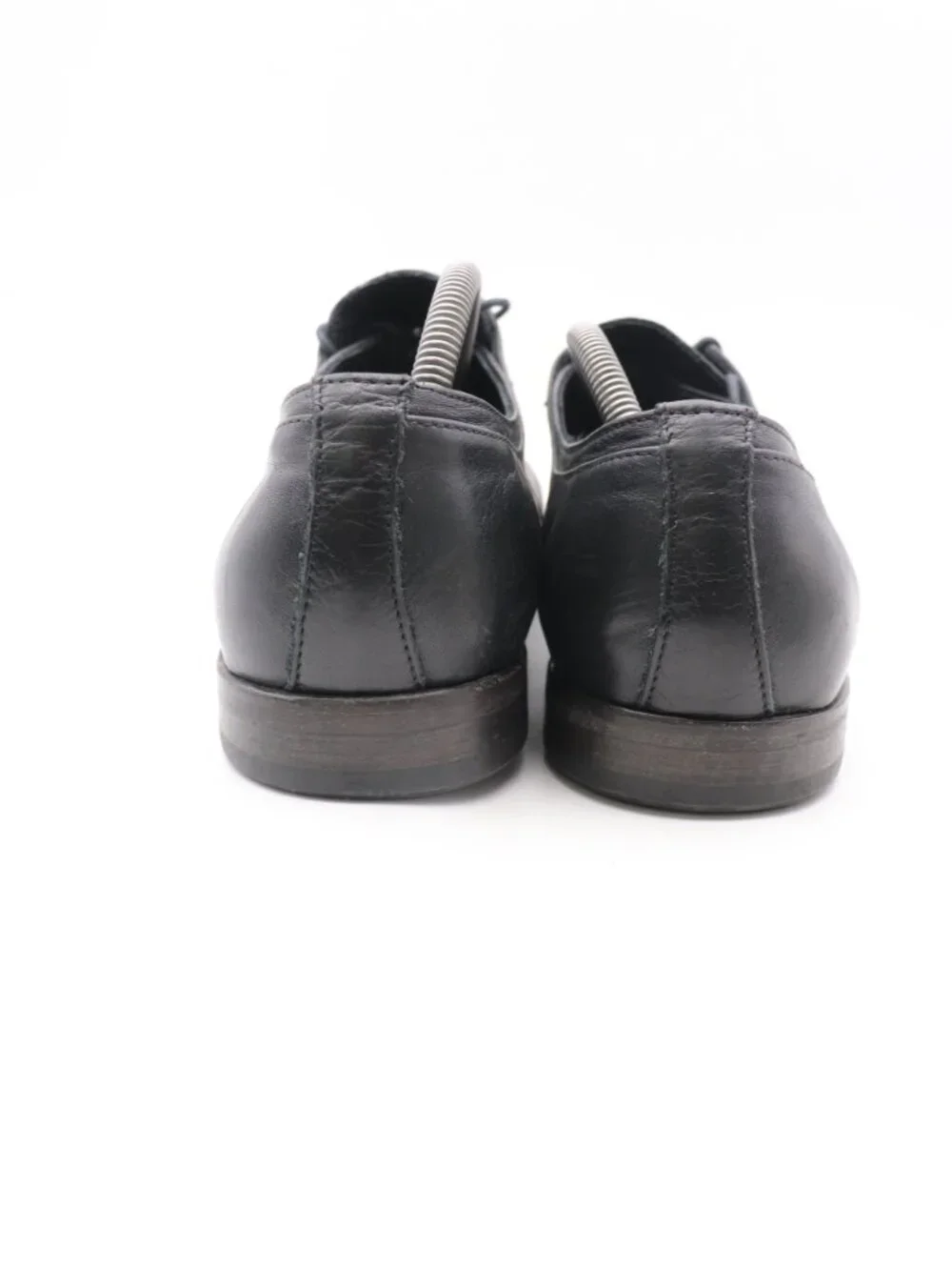 Pawelk’s Derby Oxford Men's Size EU 43 Black Leather Lace Up Dress Shoes